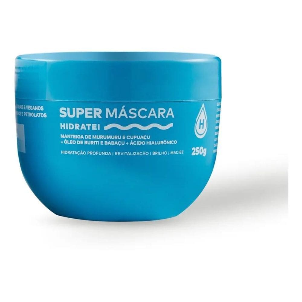 2X Nutrição Capilar: Super Máscara Hidratei - Ácido Hialurôn