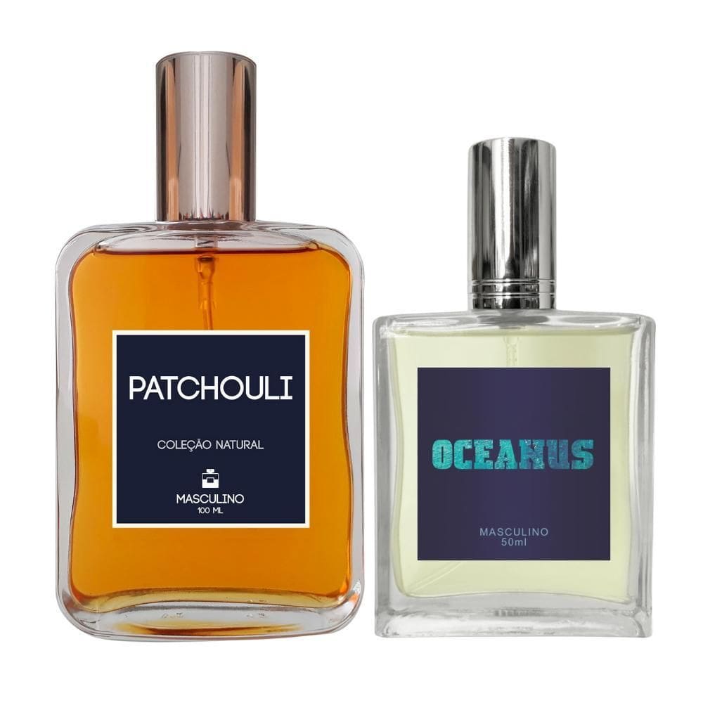 Kit Perfume Masculino Patchouli 100Ml + Oceanus 50Ml