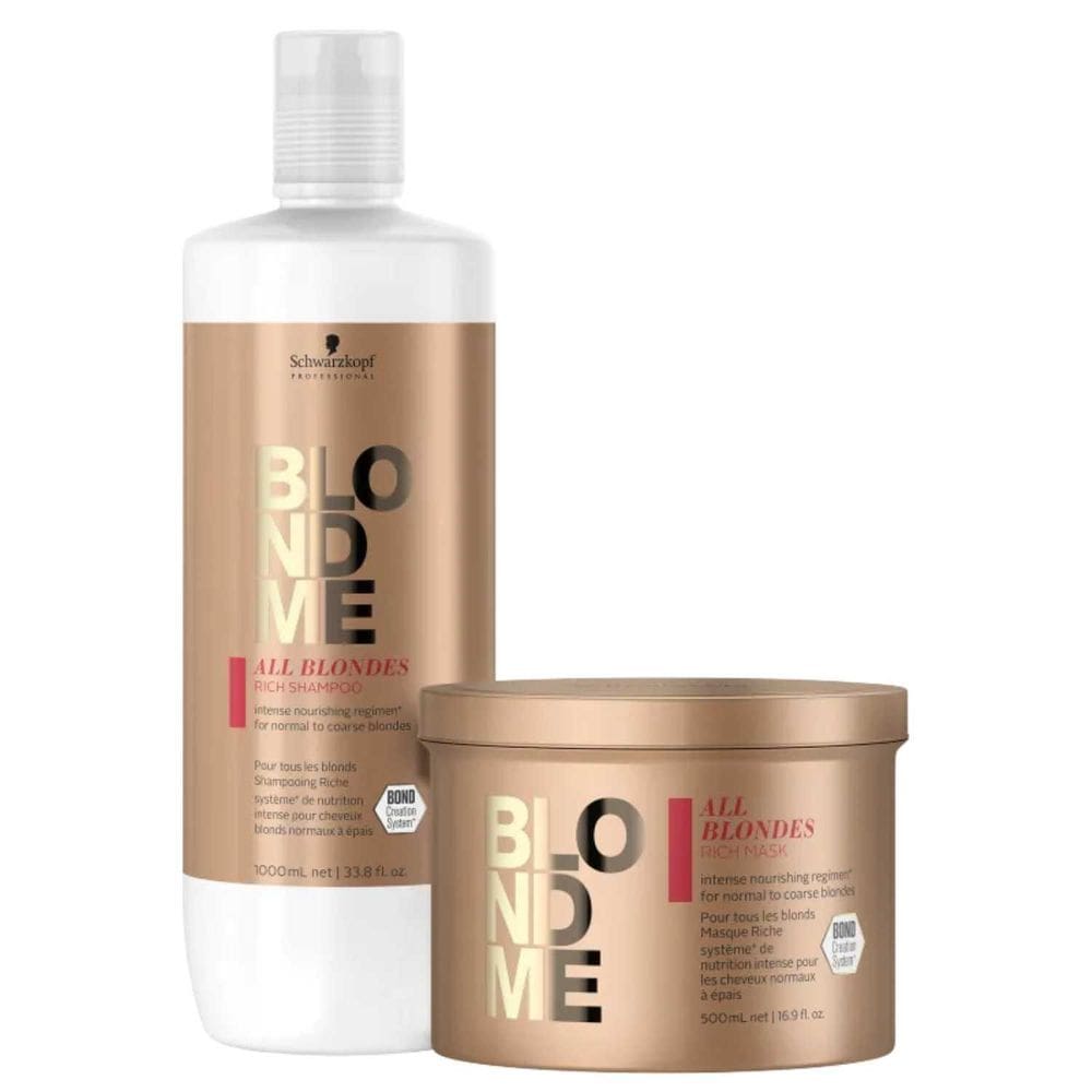 Kit Shampoo 1L E Máscara 500G All Blondes Rich Blondme