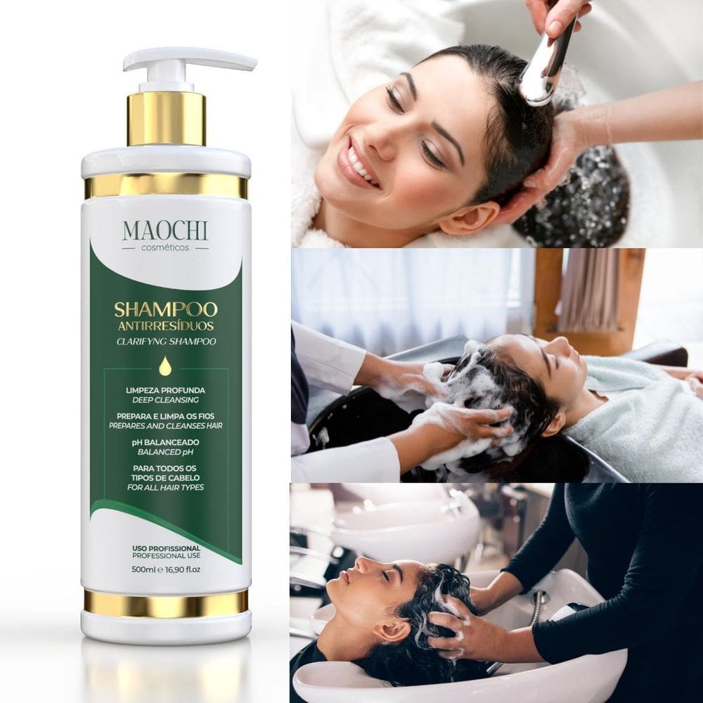 Shampoo Antirresíduo Pré Quimica Limpeza Profunda 500Ml