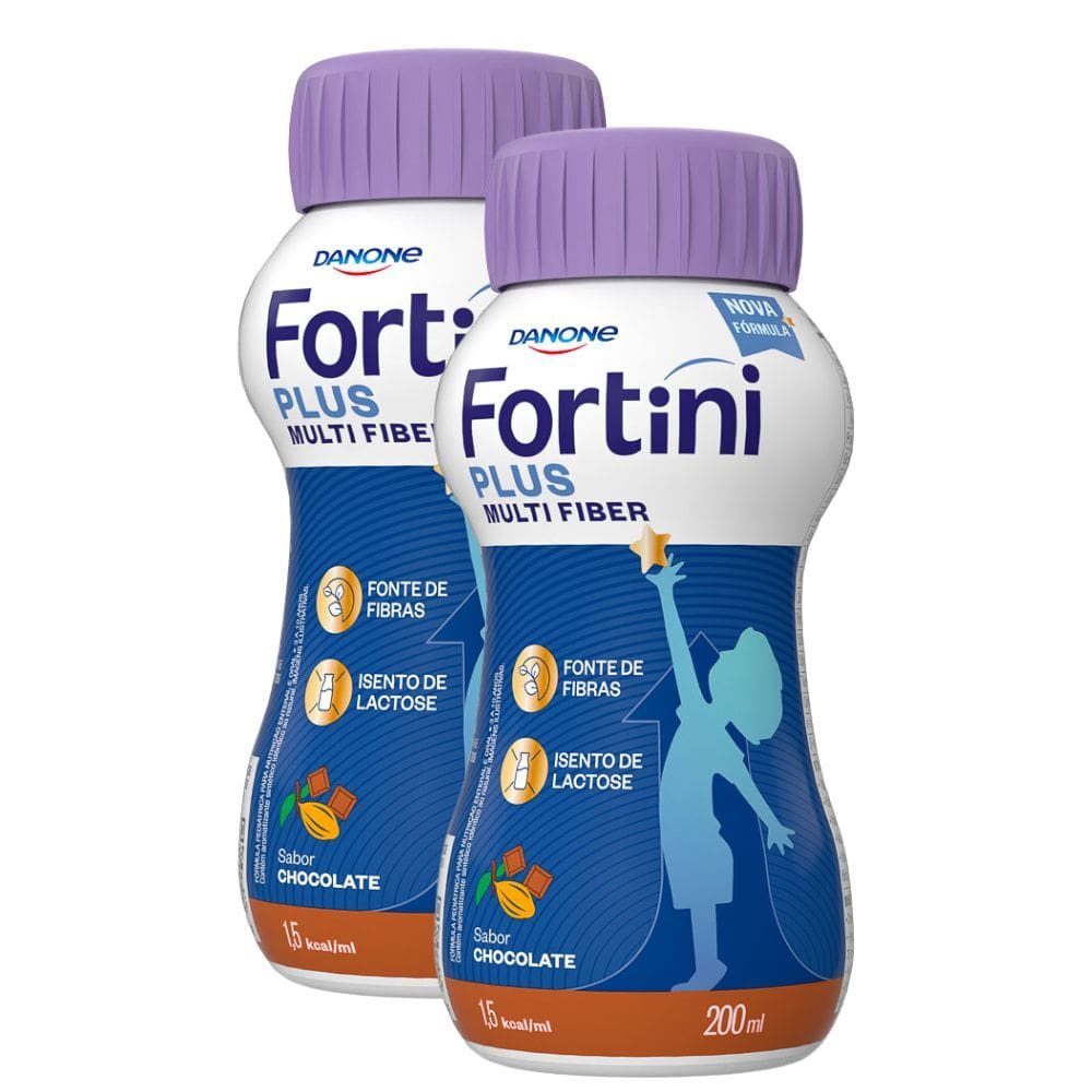 Kit 2 Fortini Multi Fiber Chocolate 200ml