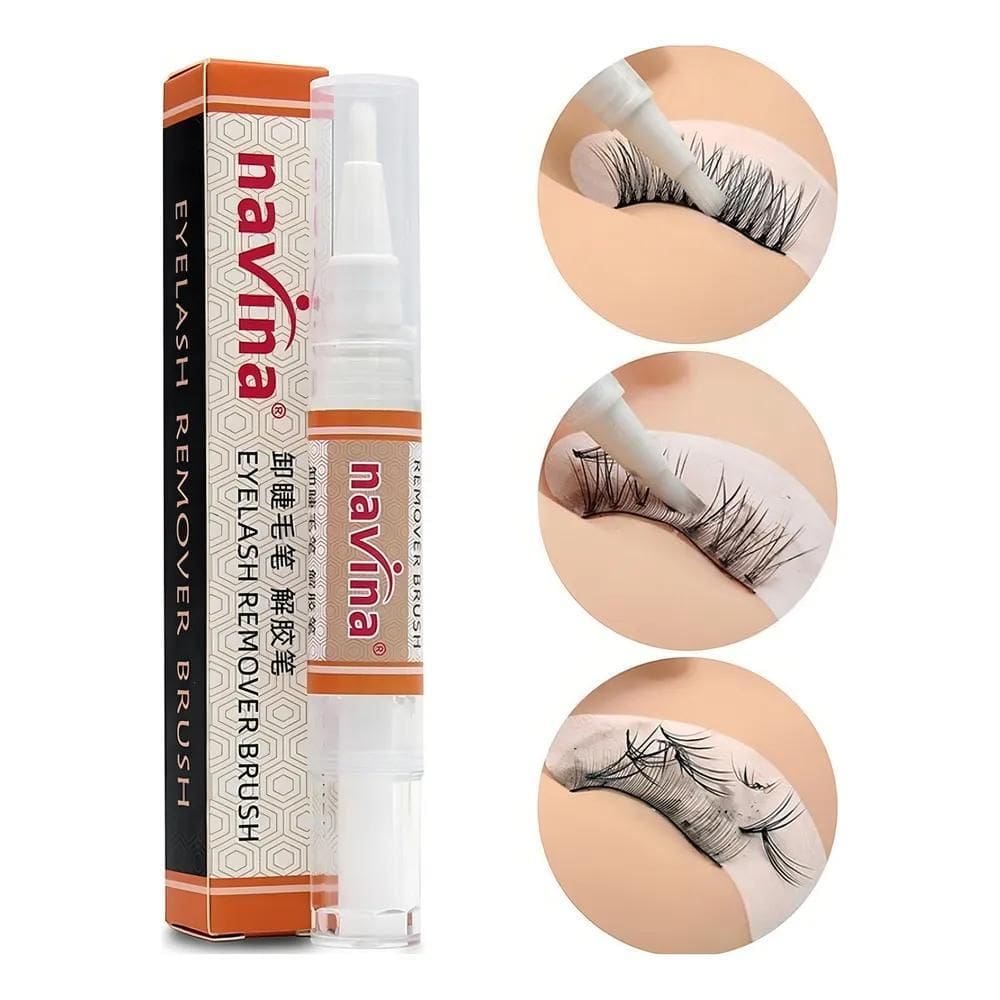 2X Caneta Removedor De Cola Navina Cílios Alongamento Cor Br