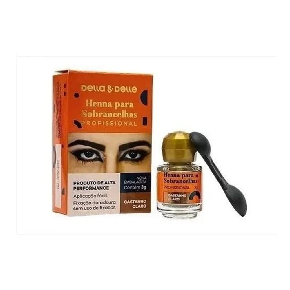 2X Henna Sobrancelhas Della E Delle 3G