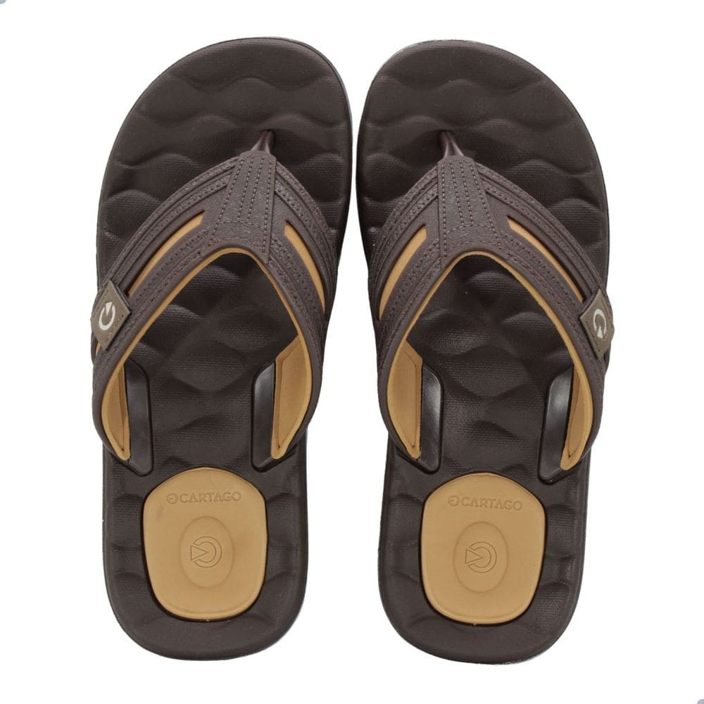 Chinelo Cartago 12530 Egeu IV Marrom
