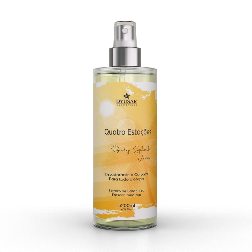 Body Splash Verão Quatro Estações Dyusar Cosméticos 200Ml