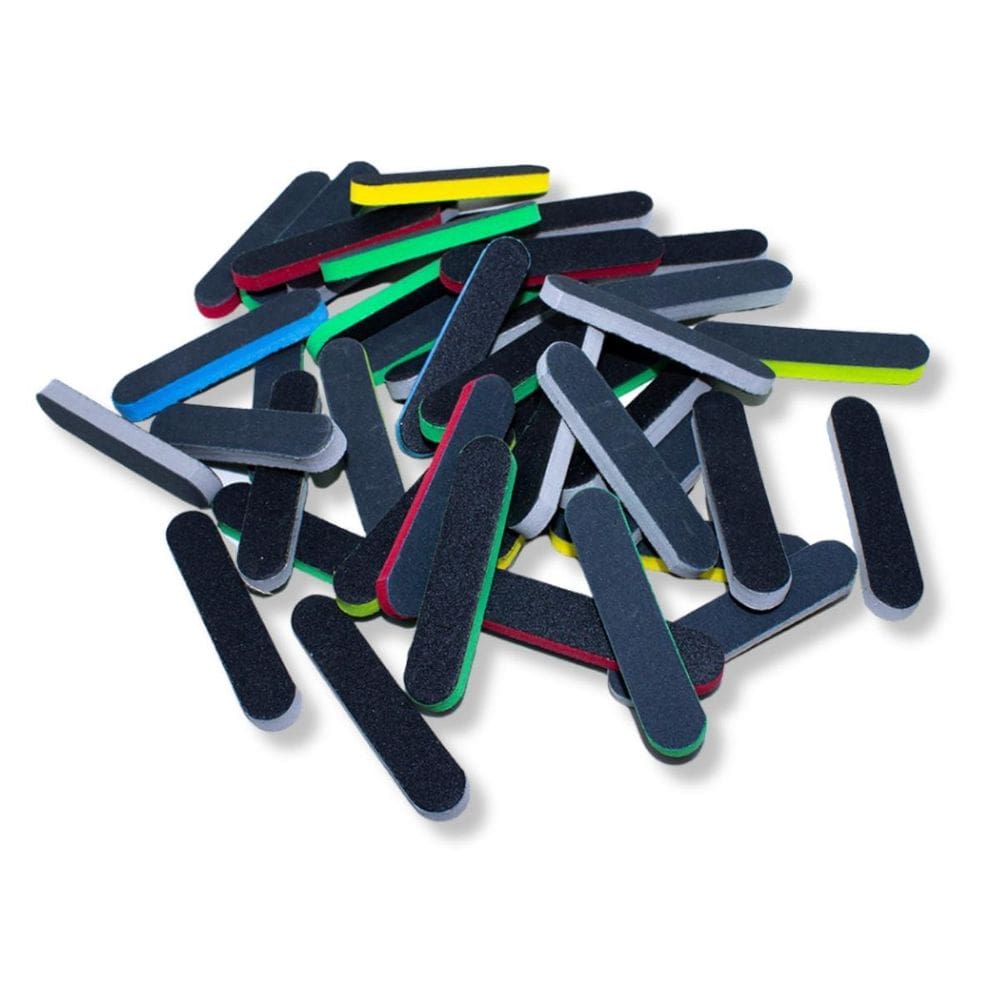 Kit 50 Lixa Mini Polidora Manicure Nail Design Arte Sedução