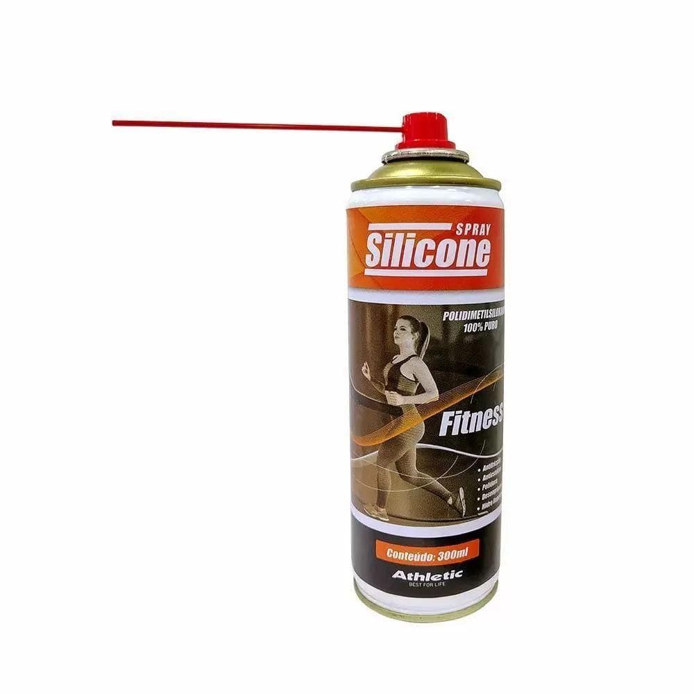 Silicone Spray Lubrificante Athletic 300ml Para Esteiras, Bikes E Equipamentos Prático E Eficiente