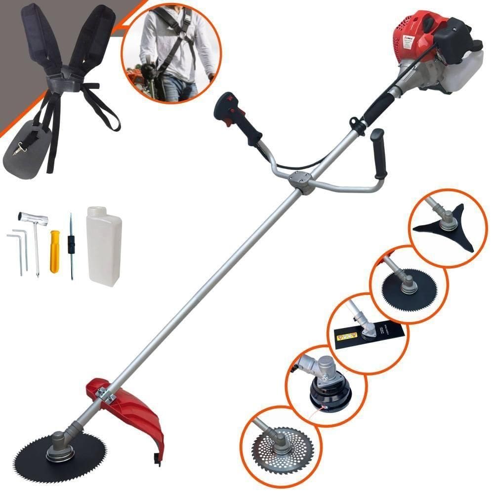 Roçadeira Cg430p-tb 43cc C- Carretel + Facas 2p 3p 40d E 80d