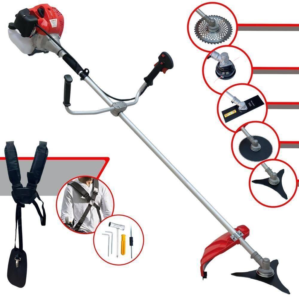 Roçadeira Lateral Cg520p Anmax 52cc 2,2hp + Faca 3p 40d 80d