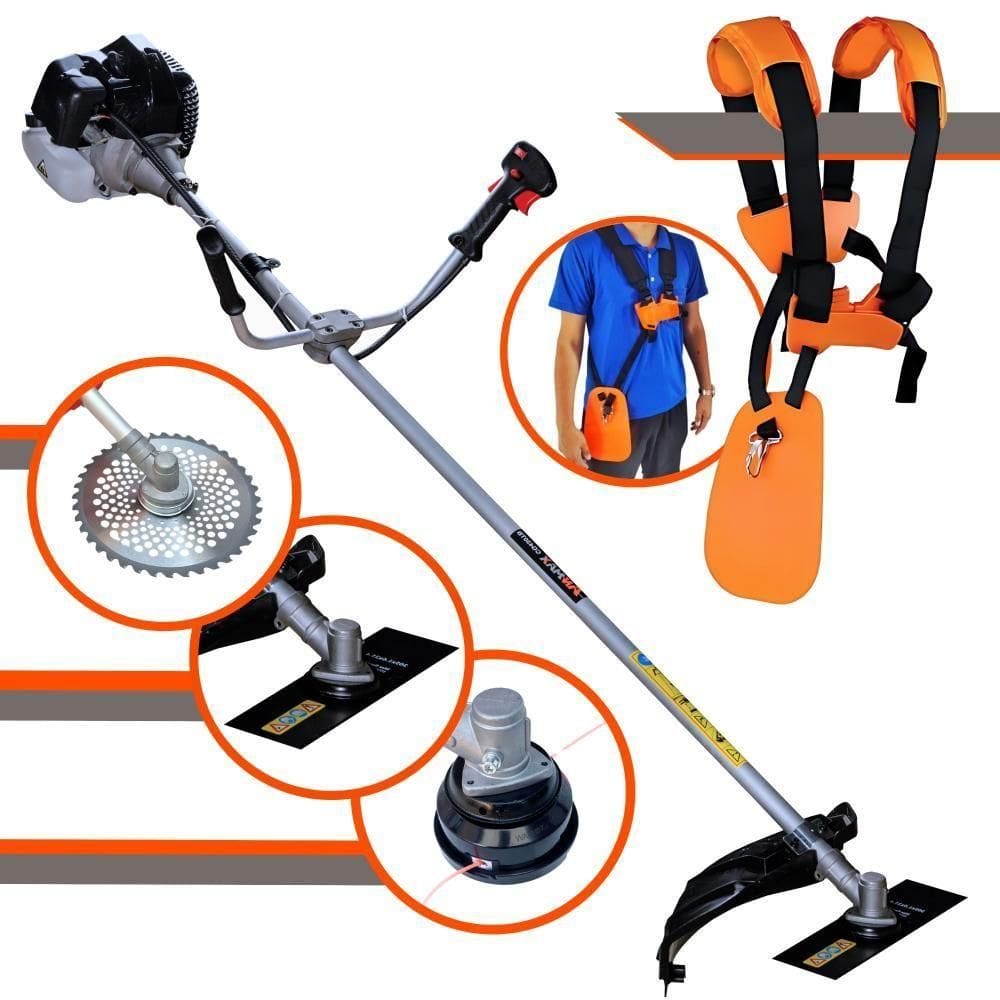 Roçadeira Cg430b 43cc C- Carretel E Faca 2p + Faca 40d Vídea