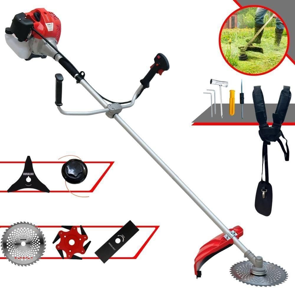 Roçadeira Cg520p 52cc 2,2hp Anmax Com 5 Opções De Cortes