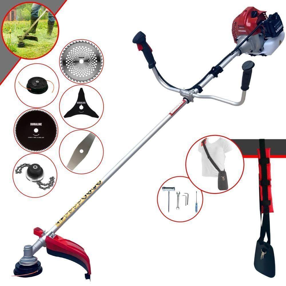 Roçadeira Lateral Kawashima Bcj431-l + 4 Lâminas E Trimmer