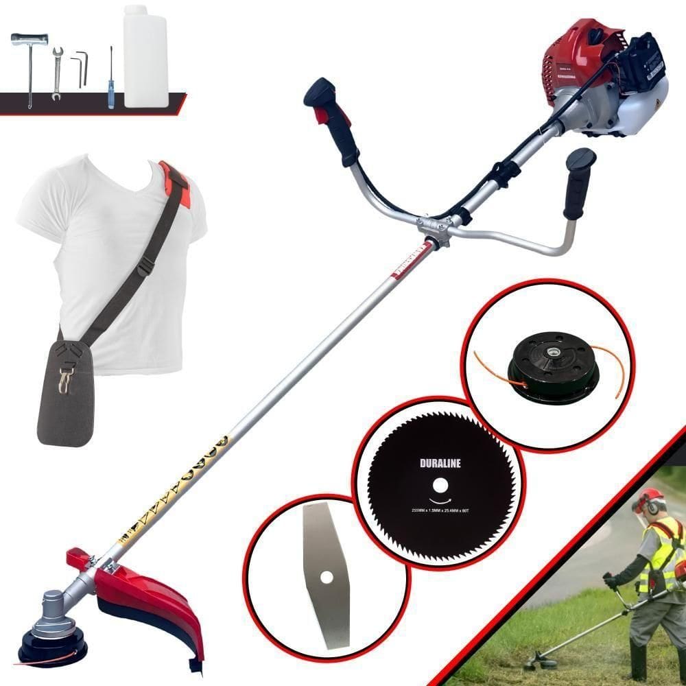 Roçadeira Kawashima Bcj-431l 52cc 2,5hp 2t + Faca 80 Dentes