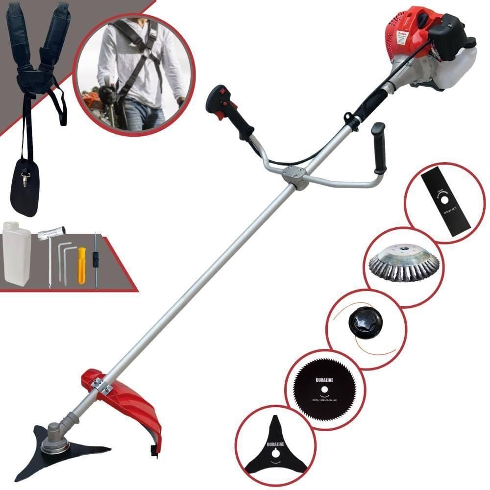 Roçadeira Anmax Cg430p-tb + Escova De Aço + Faca 3p E 80d