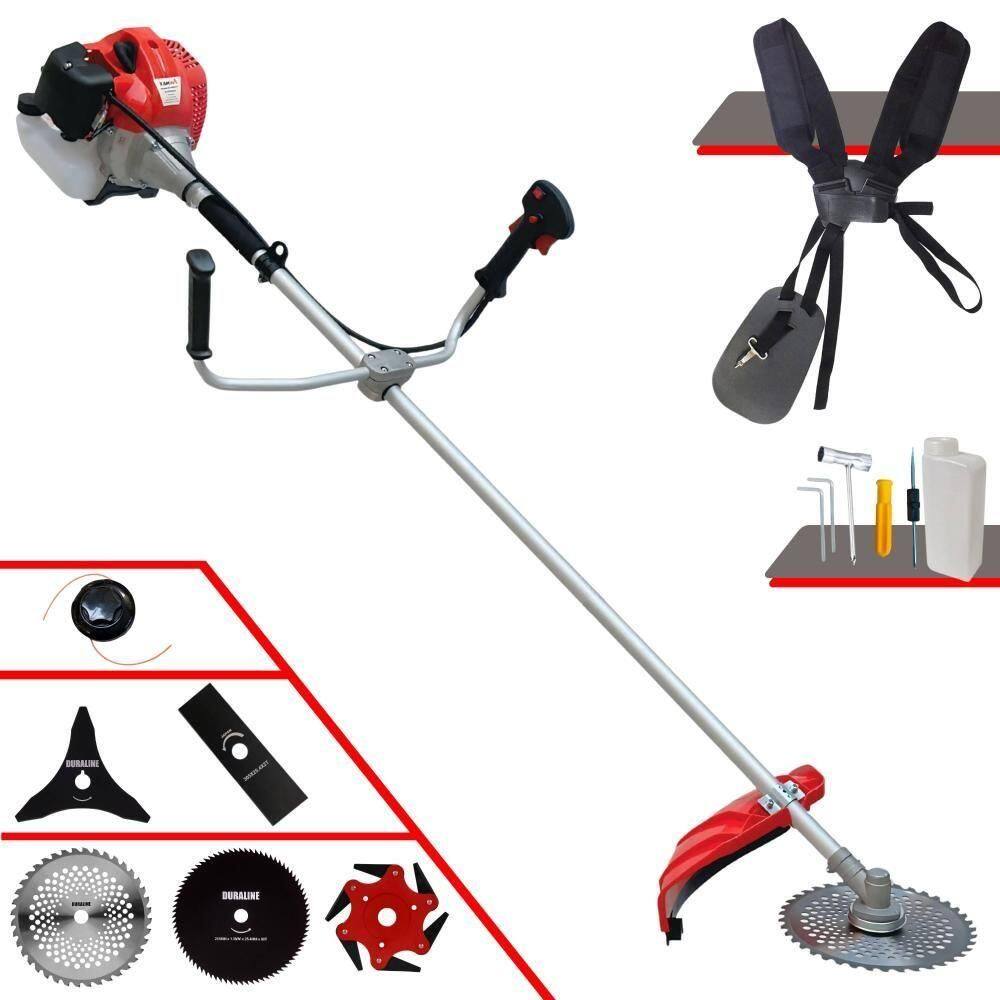 Roçadeira Cg520p 52cc Com Carretel + Facas 2p 3p 6p 40d 80d