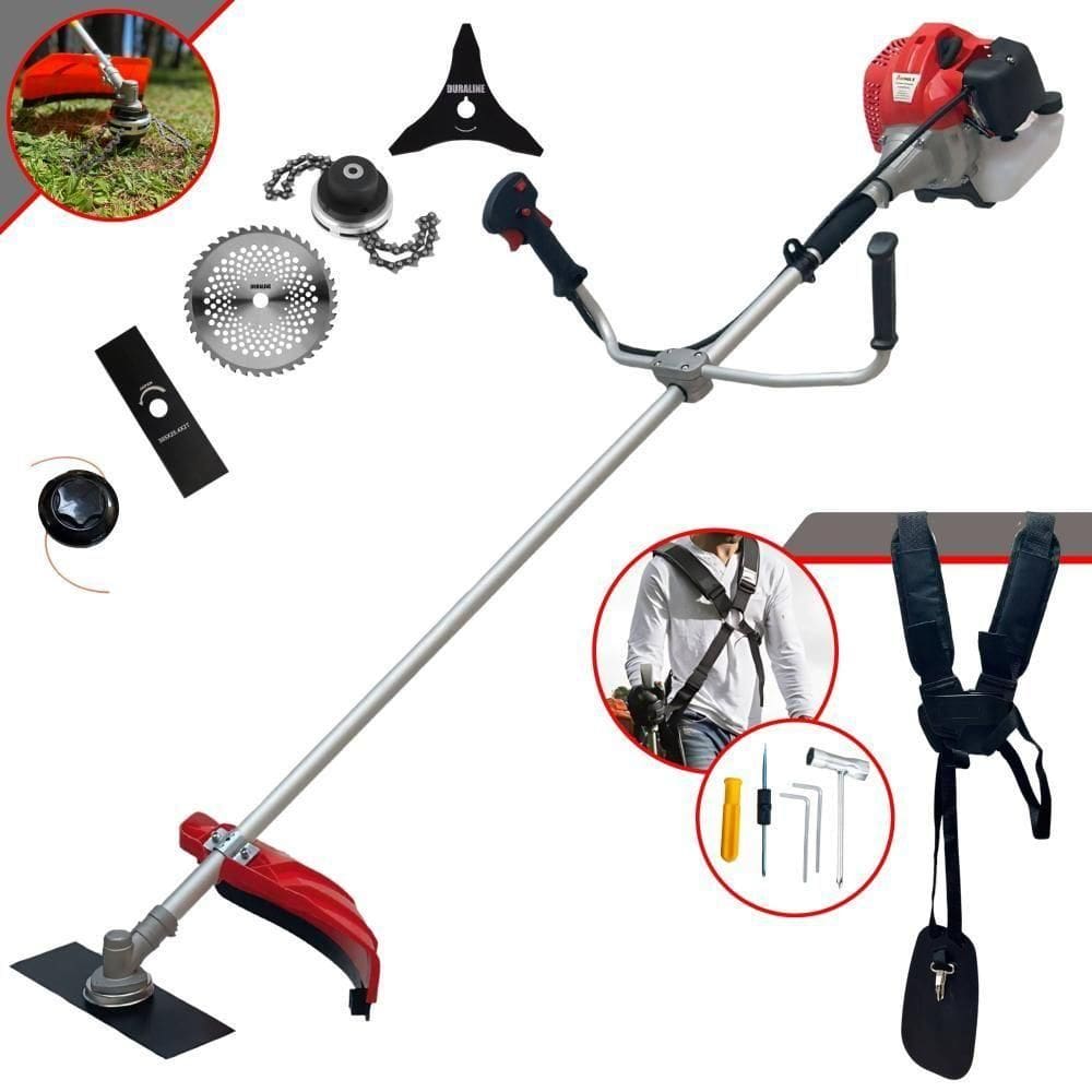Roçadeira Cg520p 52cc C- Carretel + Faca 2p 3p 40d E Trimmer