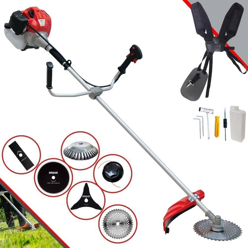 Roçadeira Anmax Cg430p-tb 43cc 2hp Com 6 Opções De Cortes