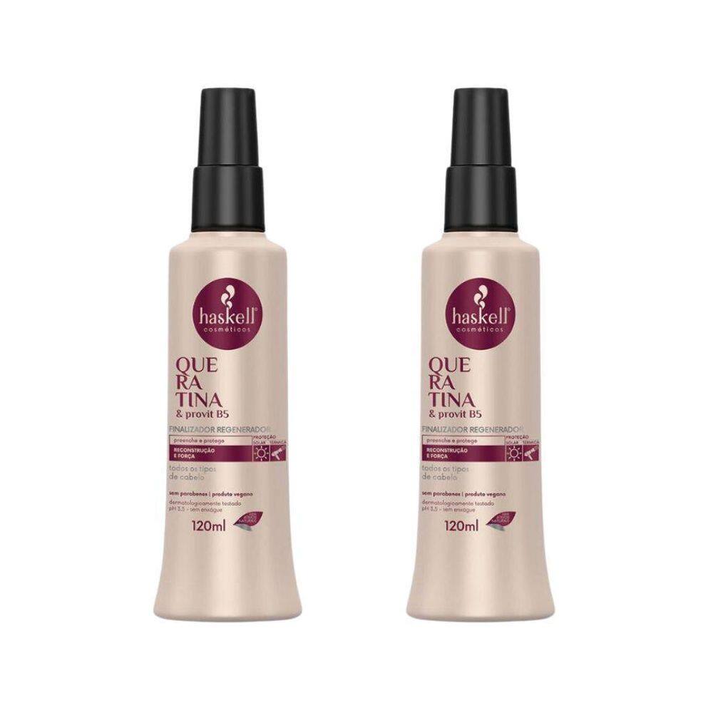 Finalizador Haskell Regenerador Queratina 120Ml - Kit 2Un