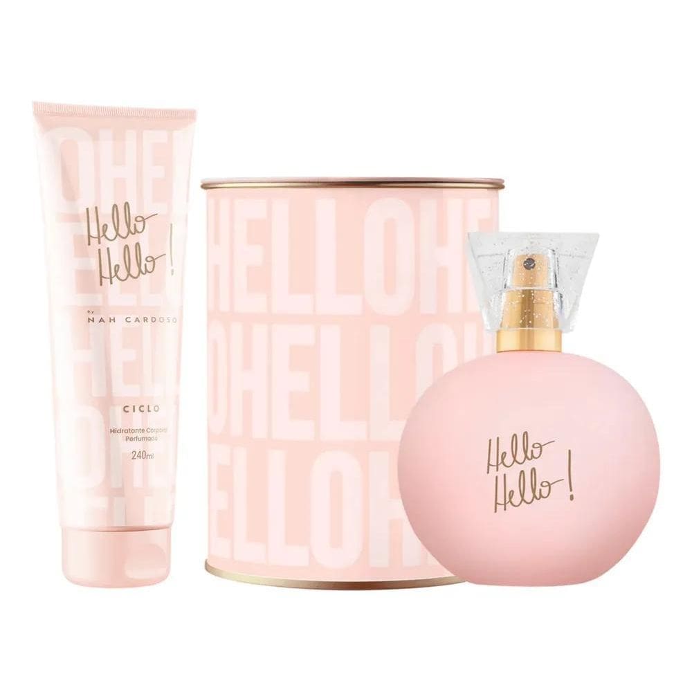 2X Kit Hello Hello Nah Cardoso Ciclo Perfume Deo Colônia 100