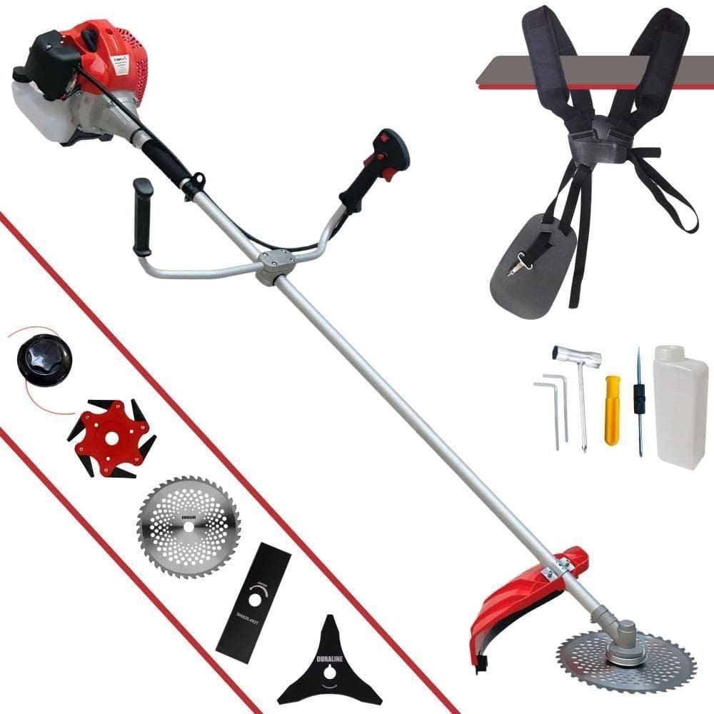 Roçadeira à Gasolina Cg520p Anmax 52cc C- 5 Opções De Cortes