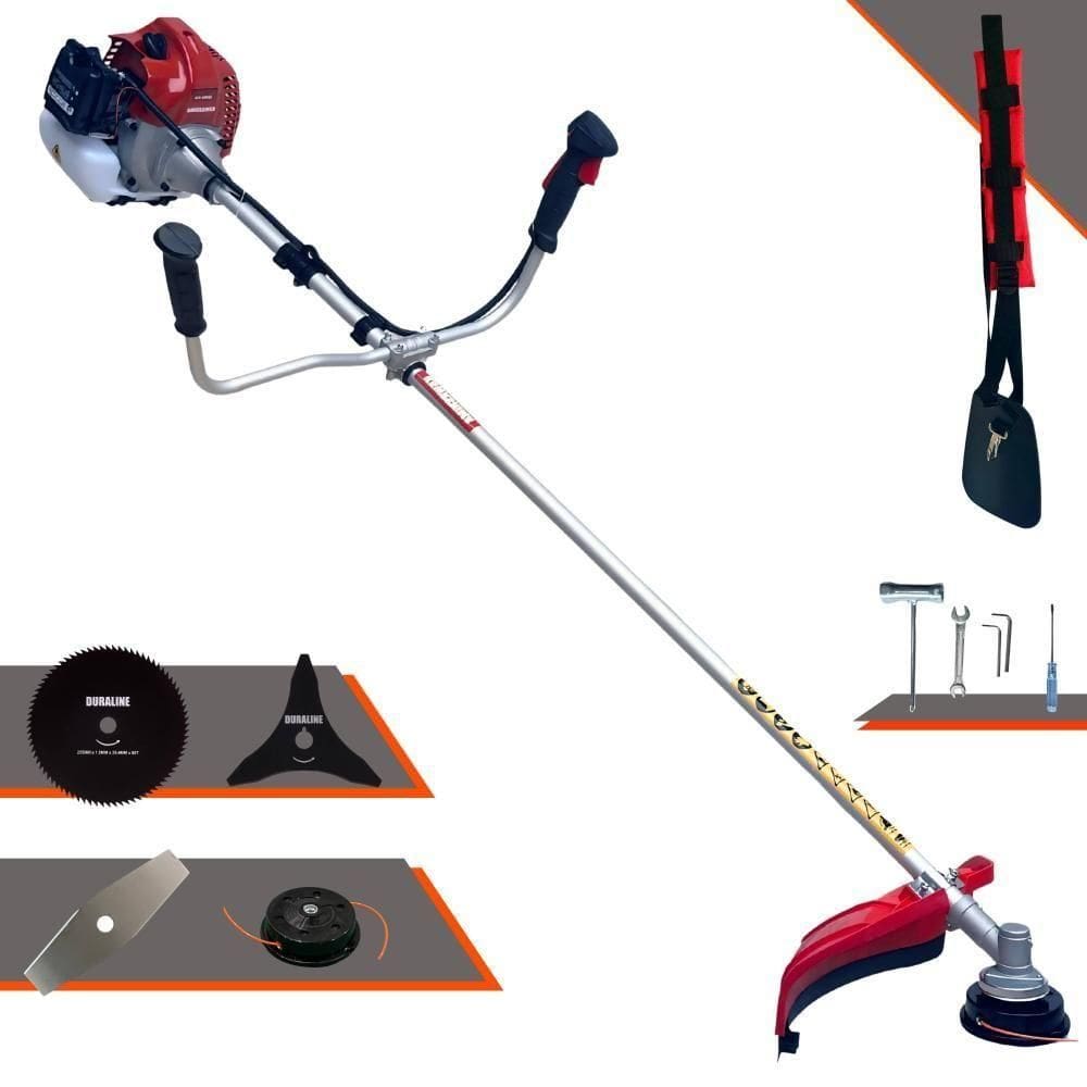 Roçadeira Lateral Kawashima Bcj521l 52cc + Faca 3p E 80d