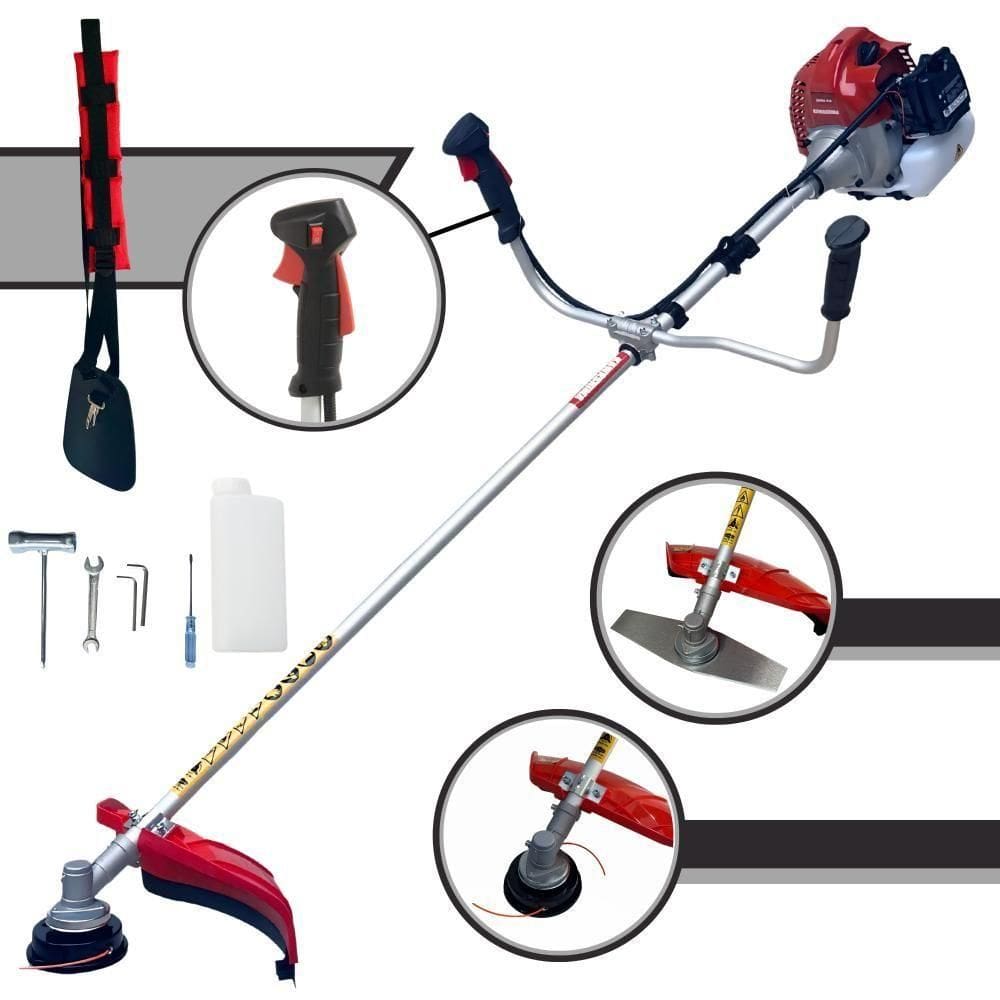 Roçadeira à Gasolina Bcj521l Kawashima 10.000rpm 52cc 2,5hp