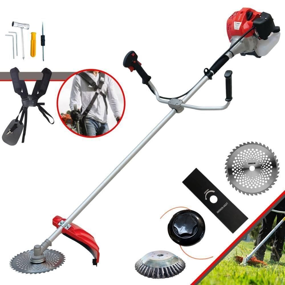 Roçadeira 43cc 2hp Cg430ptb Anmax Com 4 Opções De Corte