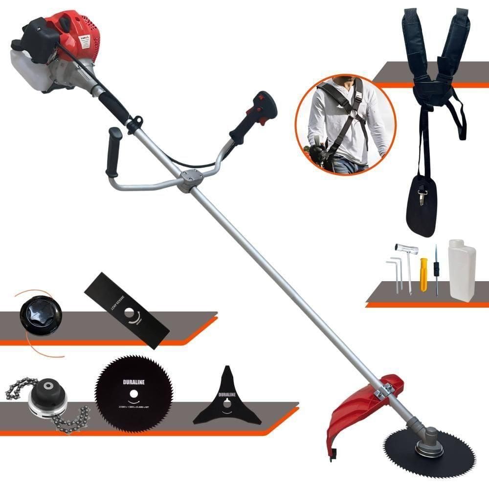 Roçadeira Cg520p-tb Anmax 52cc 2,2hp + Faca 3p 80d E Trimmer