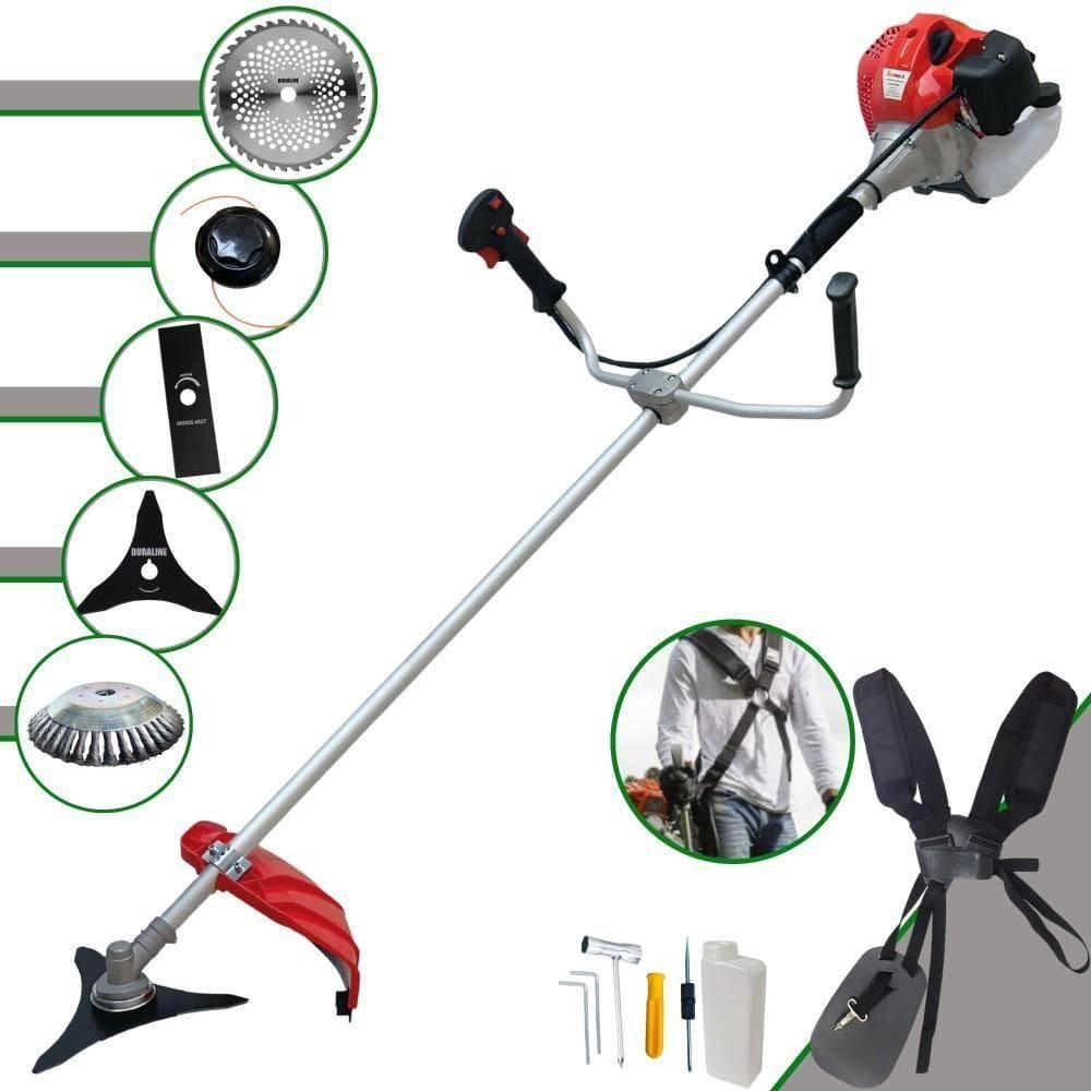 Roçadeira Cg430p C- Carretel + Faca 2p 3p 40d E Disco Escova