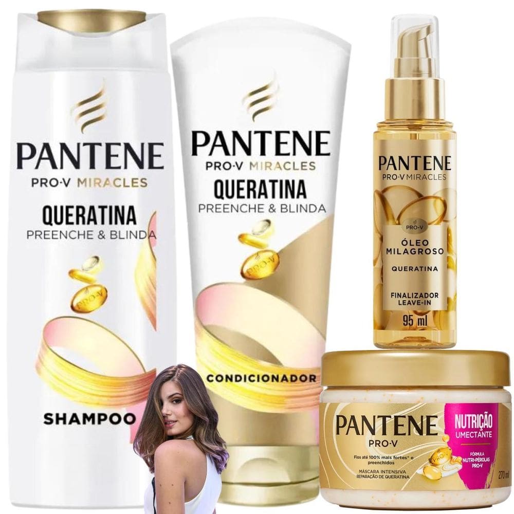 Kit Pantene Pro-V Miracles Óleo Milagroso Tratamento Mascara