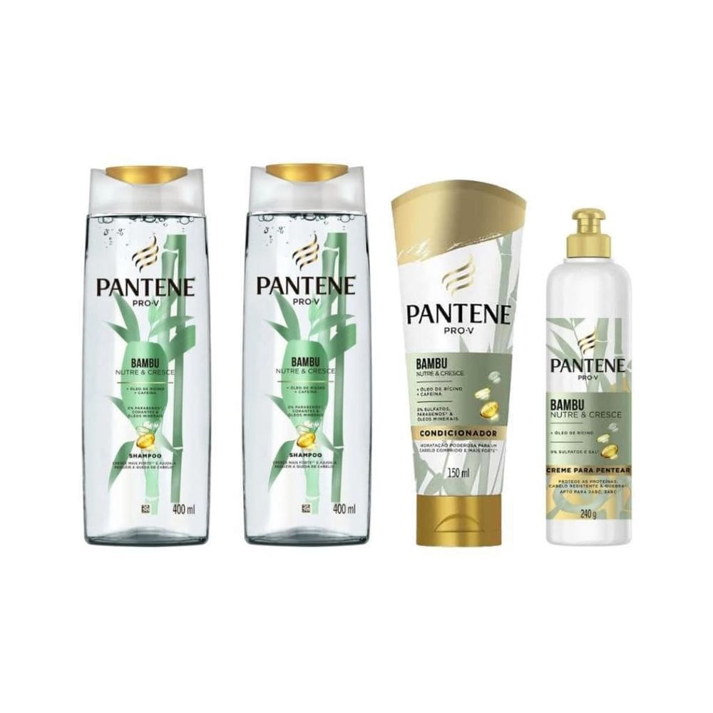 Kit Pantene Bambu 2 Sh 400Ml + 1 Cond 150Ml + 1 Cr Pent 240G