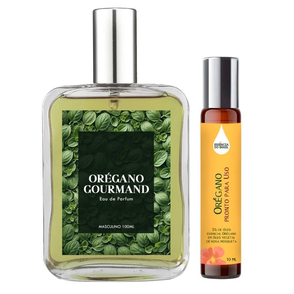 Perfume Orégano Gourmand Homem 100Ml + Óleo Essencial 10Ml