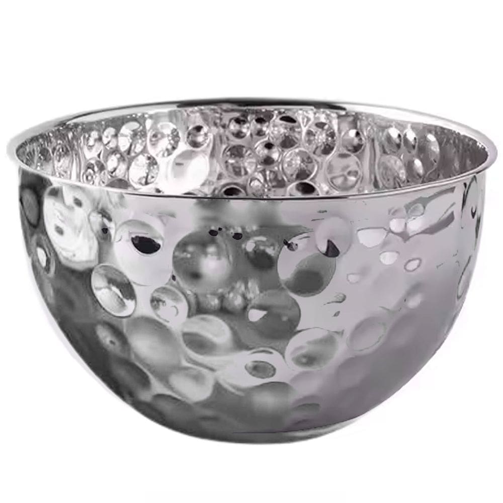 Tigela Bowl Inox Cumbuca Saladeira Fruteira Mesa Posta Buffet Sala de Jantar Refeiçao Cozinha Versatil Multiuso