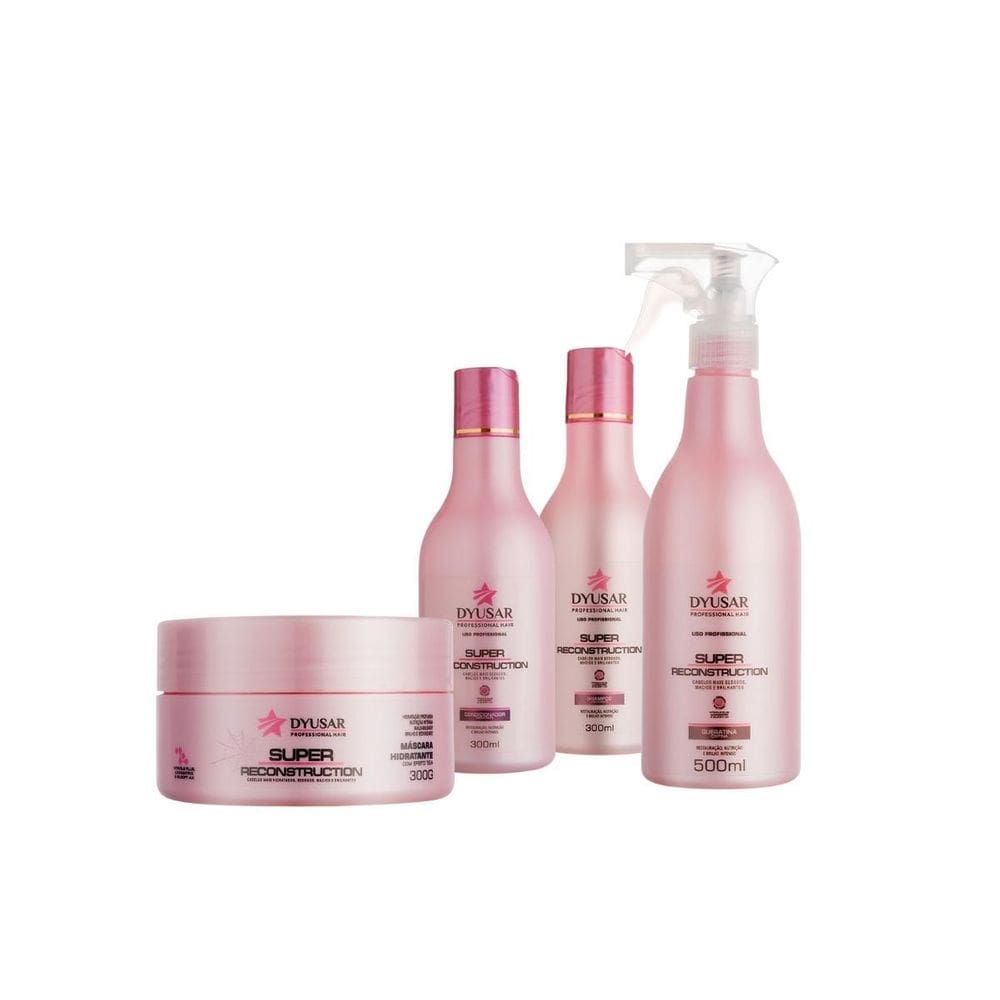 Kit Reconstrução Cuidados Em Casa Com Queratina E Cistina