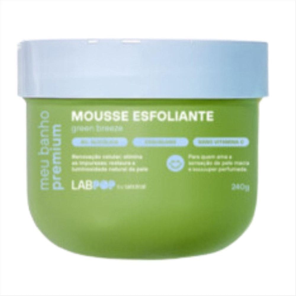 Labotrat Meu Banho Premium Green Breeze Mousse Esfoliante