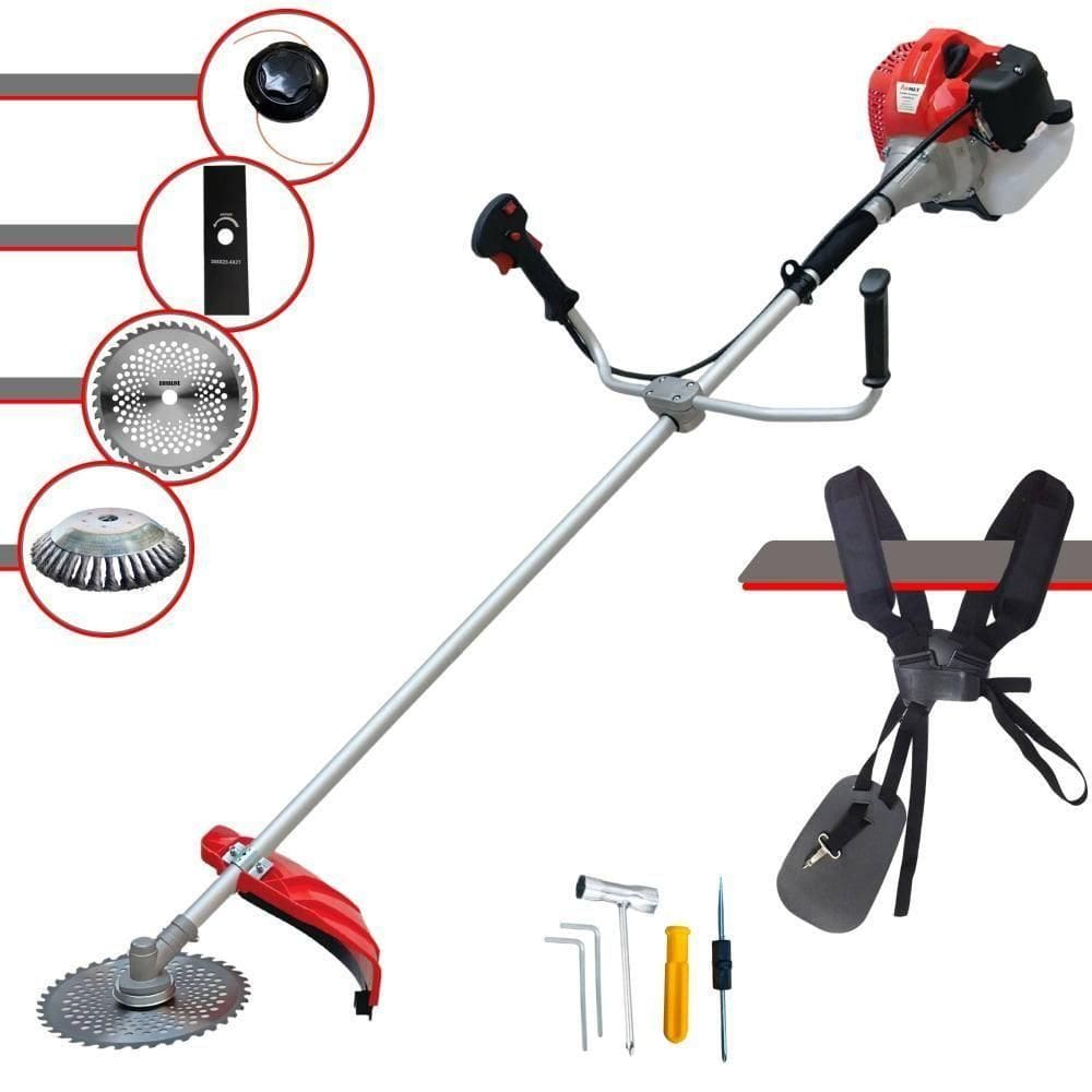 Roçadeira Cg430p C- Carretel, Faca 2p E 40d + Escova De Aço