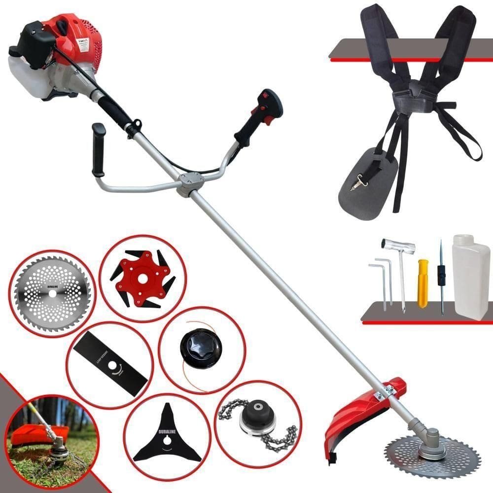 Roçadeira Cg520p 52cc 2,2hp Anmax Com 5 Opções De Cortes