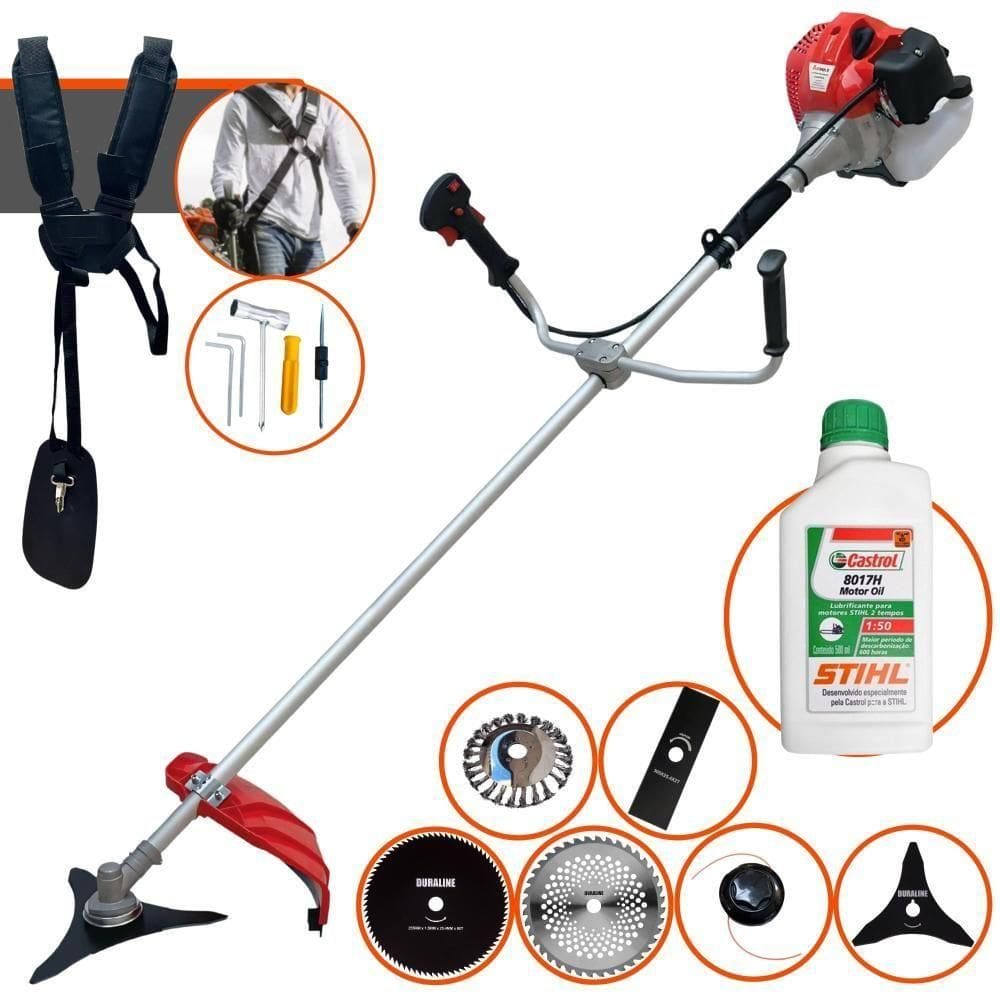 Roçadeira Cg520p 52cc Multifuncional 6 Em 1 + Óleo Stihl 2t