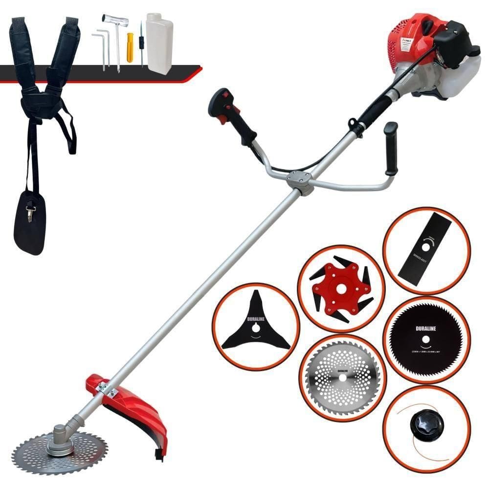 Roçadeira Anmax Cg430p 43cc 2hp + Facas 2p 3p 6p 40d E 80d