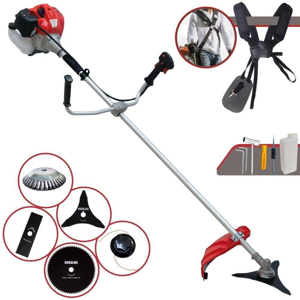 Roçadeira Cg430p C- Carretel + Faca 2p 3p 80d E Disco Escova