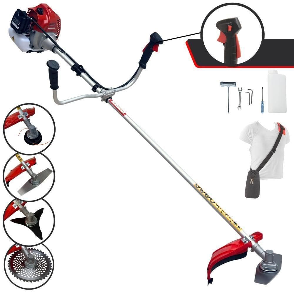 Roçadeira Bcj521l 52cc 2,5hp Com Carretel + Faca 2p 3p E 40d