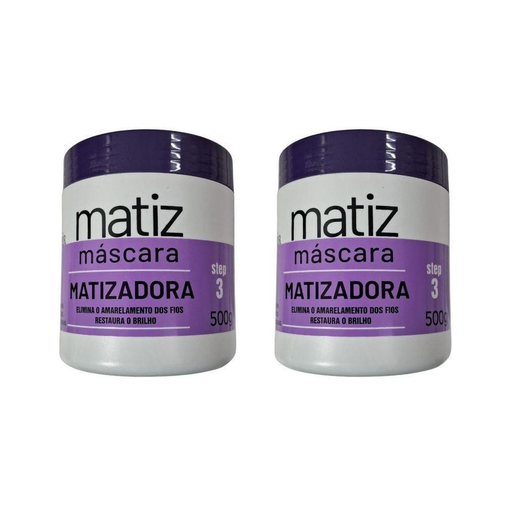 Mascara Maxihair 500G Matizadora - Kit Com 2Un