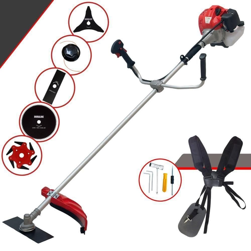 Roçadeira Cg520p 52cc 2,2hp Com Carretel + Faca 2p 3p 6p 80d