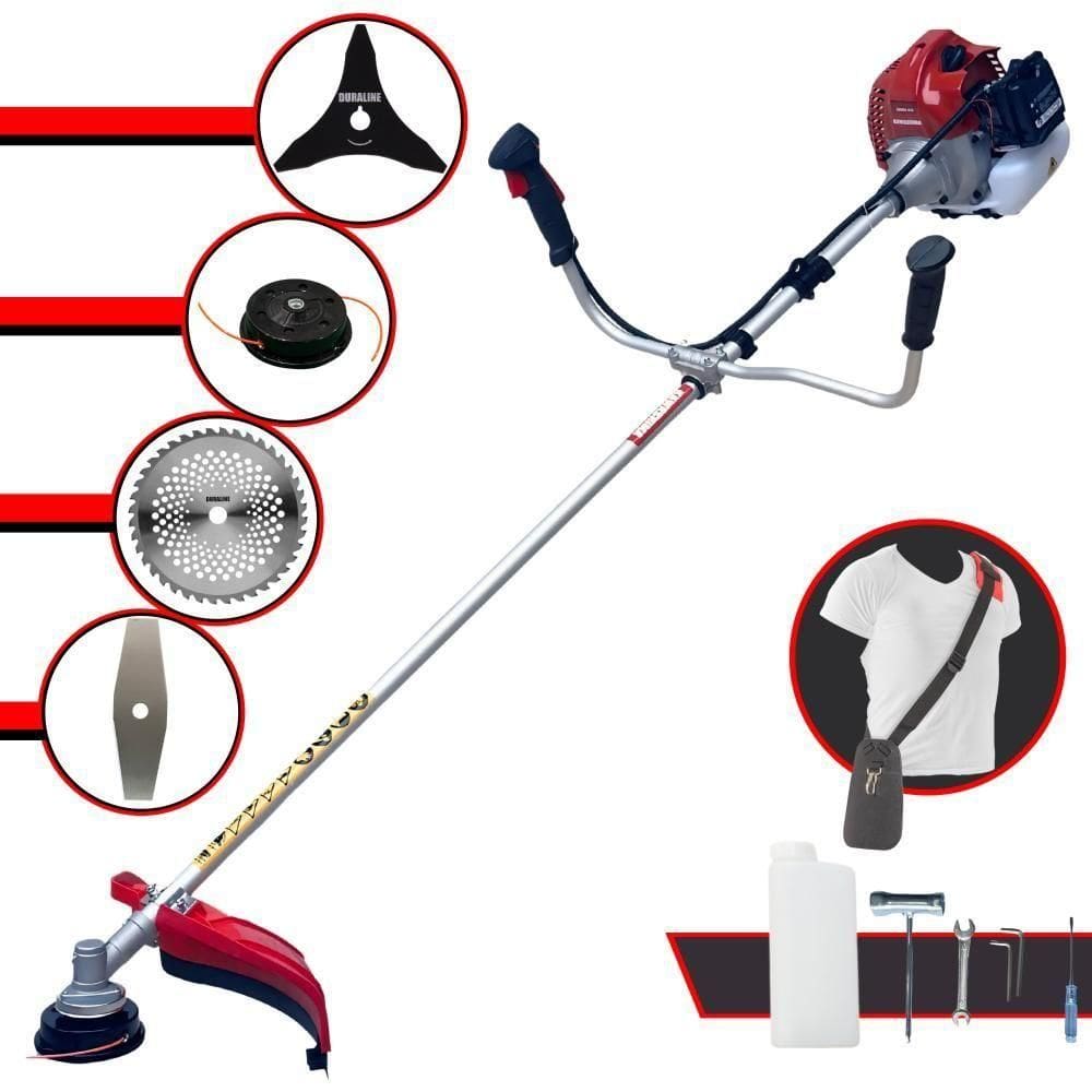 Roçadeira Lateral Kawashima Bcj521l 52cc + Faca 3p E 40d