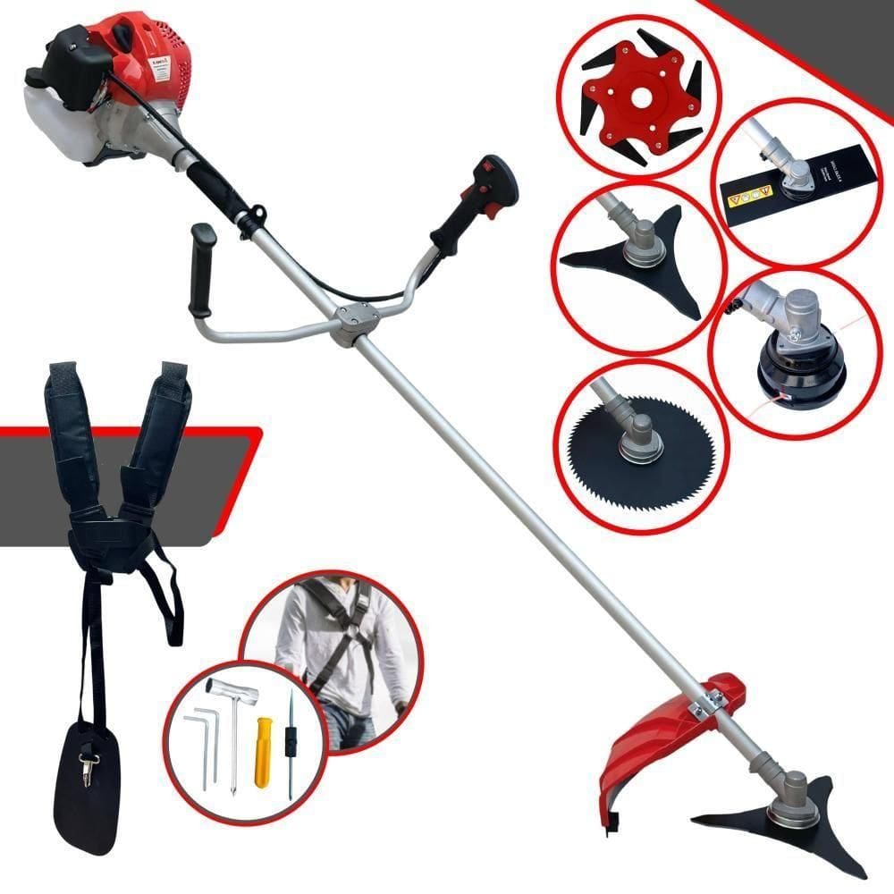 Cortador De Grama à Gasolina Anmax Cg430ptb 43cc 2hp 5 Em 1