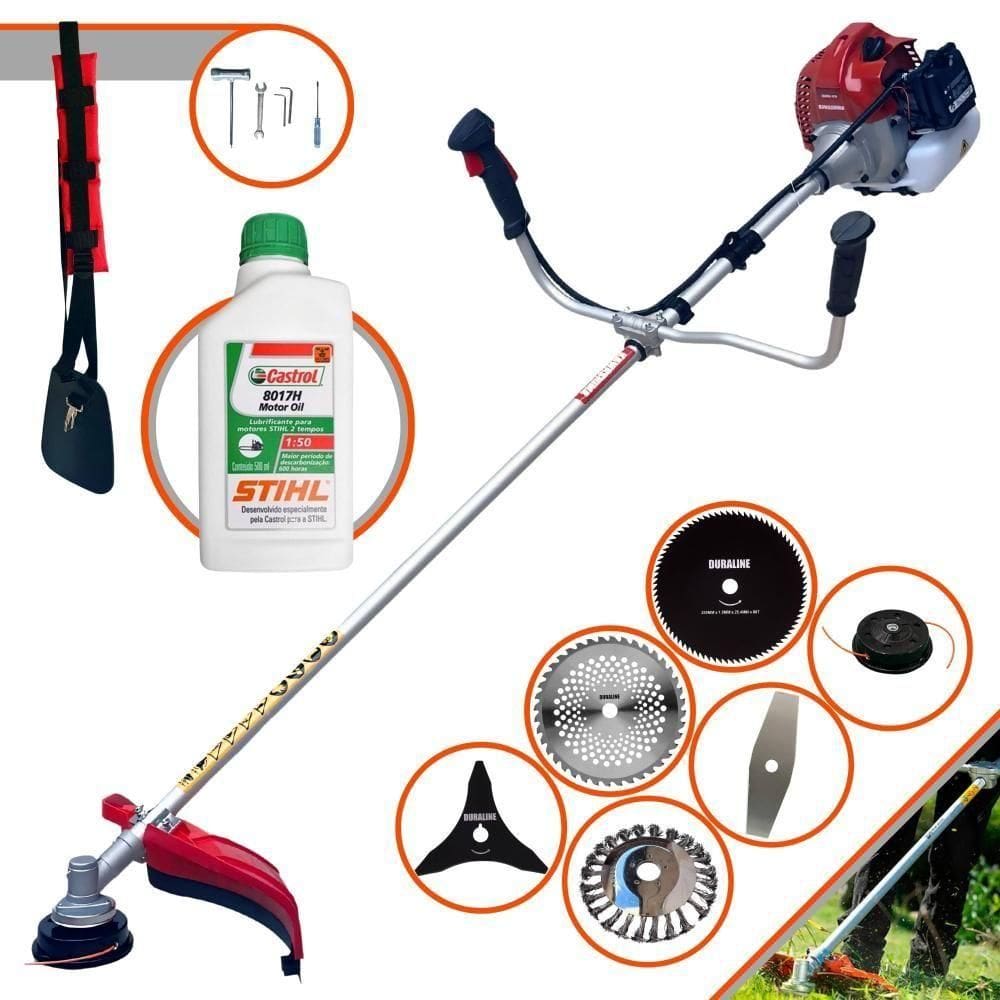 Roçadeira Bcj521l 52cc Multifuncional 6 Em 1 + Óleo Stihl 2t