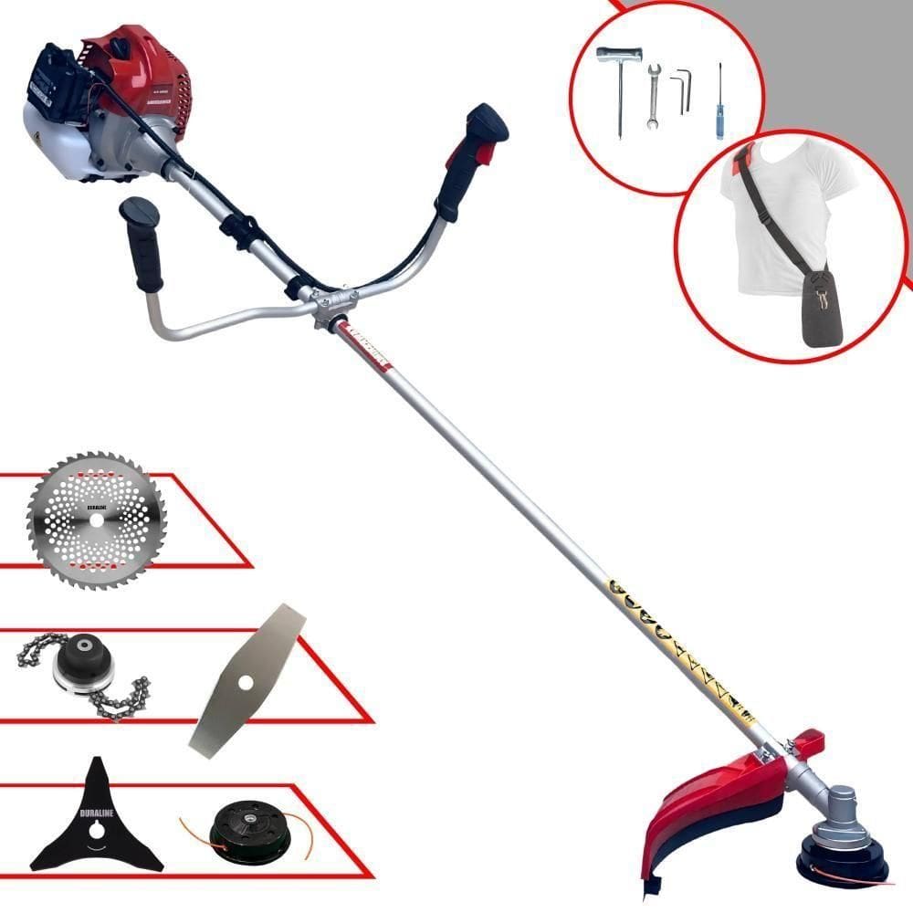 Roçadeira Kawashima Bcj431l 1,7hp Com Carretel + 4 Lâminas