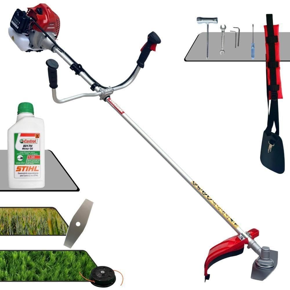 Cortador De Grama Bcj431l Kawashima 43cc 1,7hp + Óleo Stihl