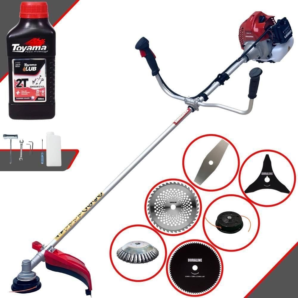 Roçadeira Bcj431-l Kawashima 43cc 2t 6 Em 1 + Óleo Toyama