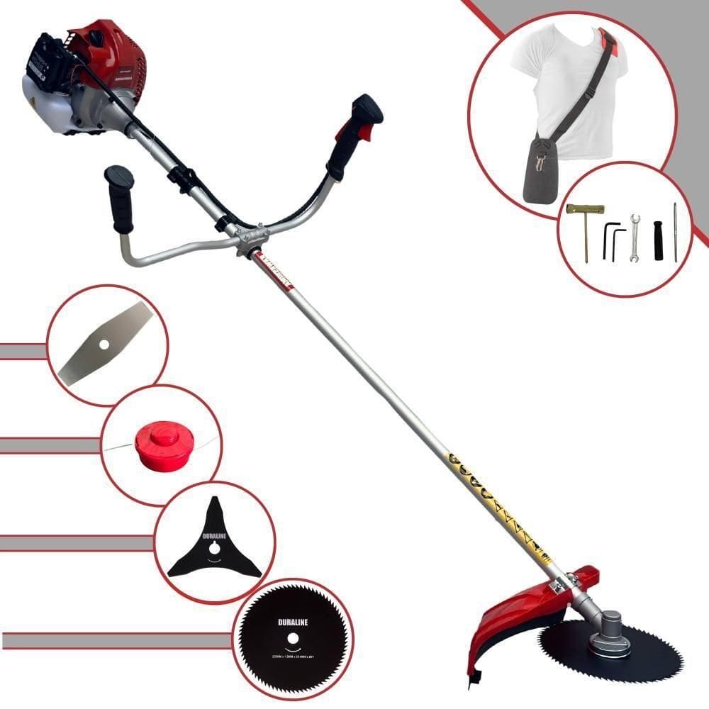 Roçadeira Lateral Kawashima Bcj620l 62cc + Faca 3p E 80d